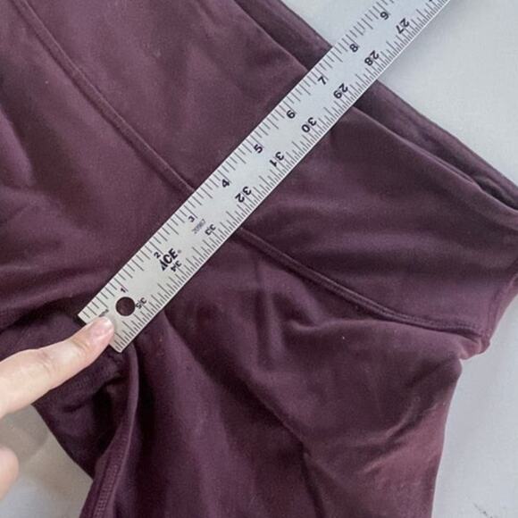 Lululemon Leggings Womens 4 Purple Wunder Under Crop III Full-On Luon 21" - Picture 9 of 13